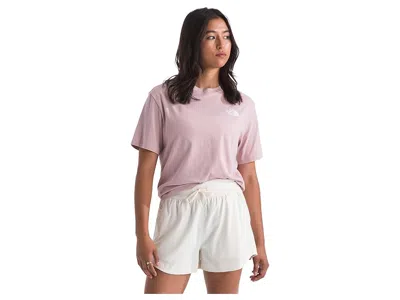 The North Face Evolution Emb Relaxed Short Sleeve T-shirts In Pink