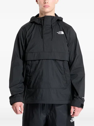 The North Face Wind Hooded Jacket In Black