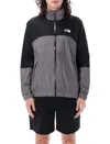 The North Face Wind Shell Full Zip Jacket In Grey