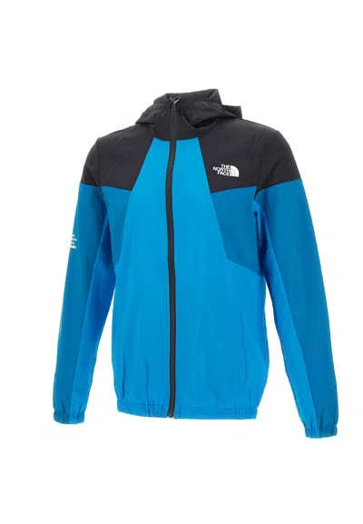 The North Face Wind Track Jacket In Blue
