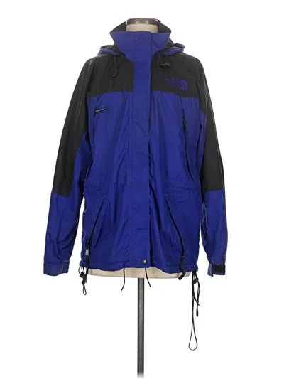 Pre-owned The North Face Windbreaker Jacket In Blue
