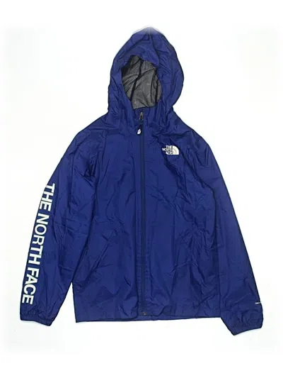 Pre-owned The North Face Kids' Windbreaker Jacket In Blue