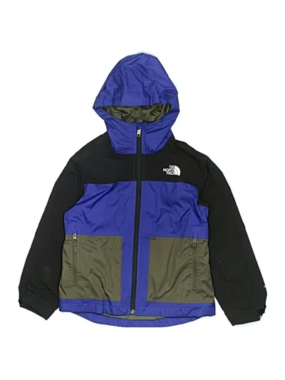 Pre-owned The North Face Kids' Windbreaker Jacket In Blue