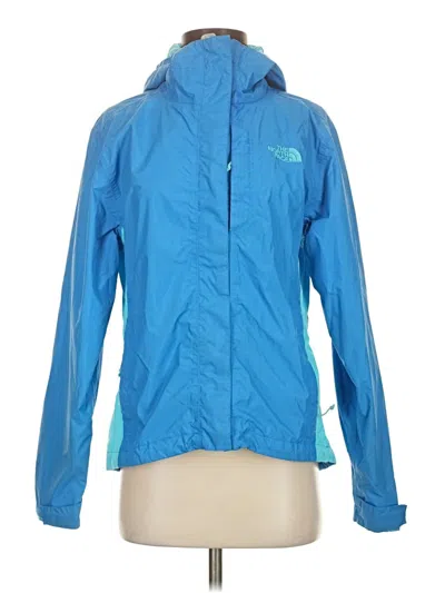 Pre-owned The North Face Windbreaker Jacket In Blue