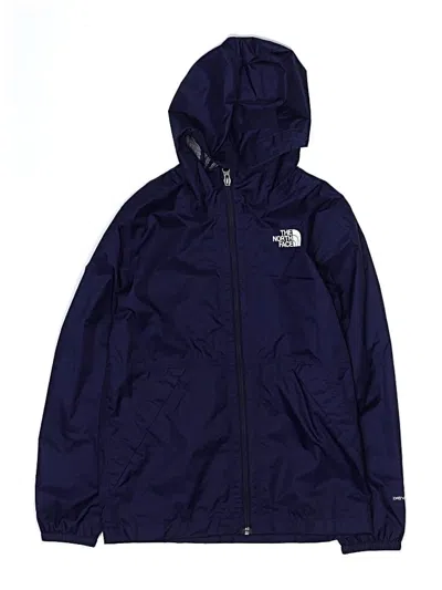 Pre-owned The North Face Kids' Windbreaker Jacket In Blue