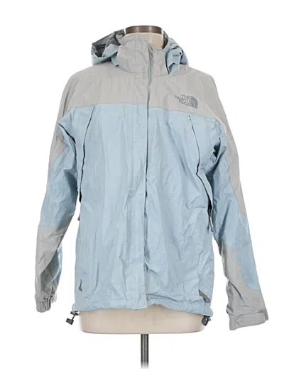 Pre-owned The North Face Windbreaker Jacket In Blue