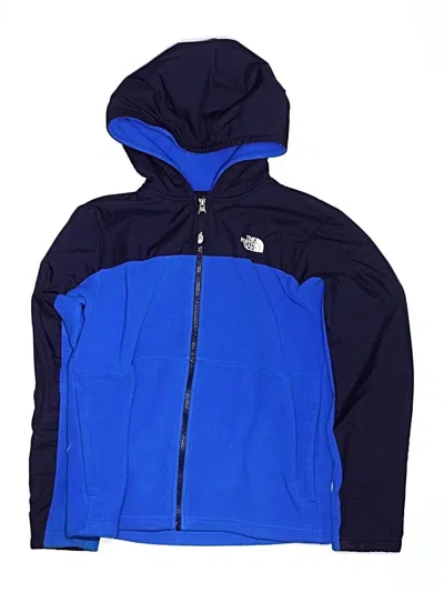 Pre-owned The North Face Kids' Windbreaker Jacket In Blue