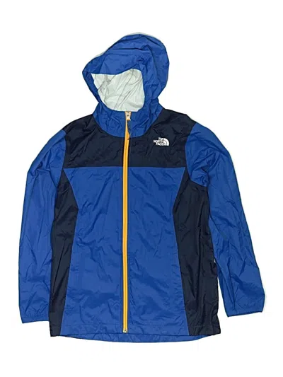 Pre-owned The North Face Kids' Windbreaker Jacket In Blue