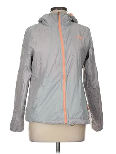 Pre-owned The North Face Windbreaker Jacket In Gray