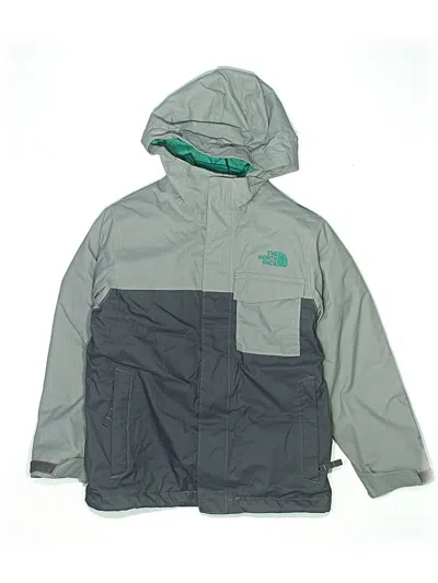Pre-owned The North Face Kids' Windbreaker Jacket In Gray