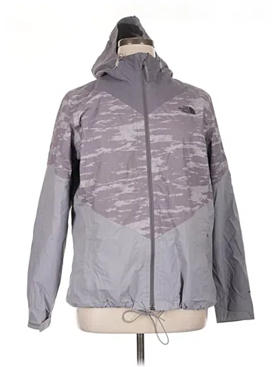 Pre-owned The North Face Windbreaker Jacket In Gray