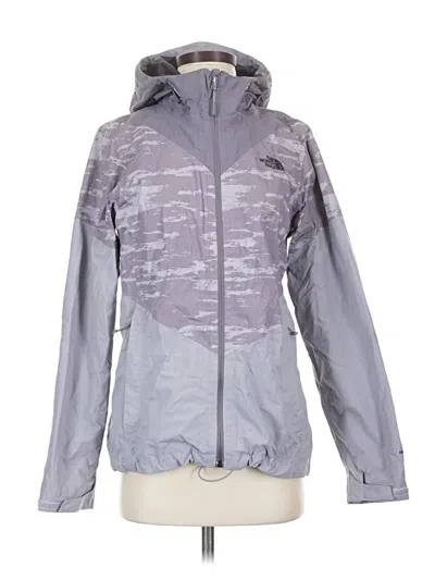 Pre-owned The North Face Windbreaker Jacket In Gray