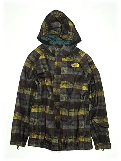 Pre-owned The North Face Kids' Windbreaker Jacket In Green