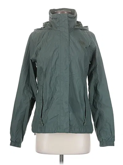 Pre-owned The North Face Windbreaker Jacket In Green