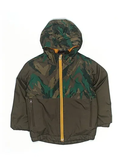 Pre-owned The North Face Kids' Windbreaker Jacket In Green