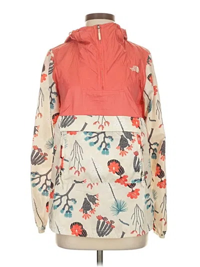 Pre-owned The North Face Windbreaker Jacket In Orange