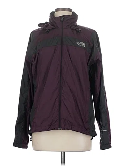 Pre-owned The North Face Windbreaker Jacket In Purple