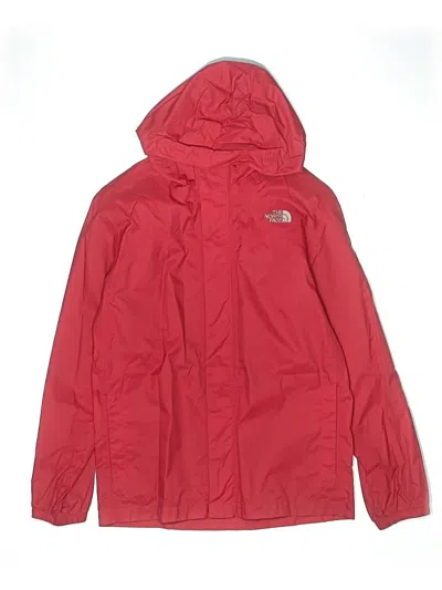 Pre-owned The North Face Kids' Windbreaker Jacket In Red