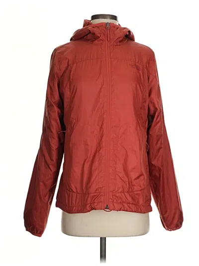 Pre-owned The North Face Windbreaker Jacket In Red