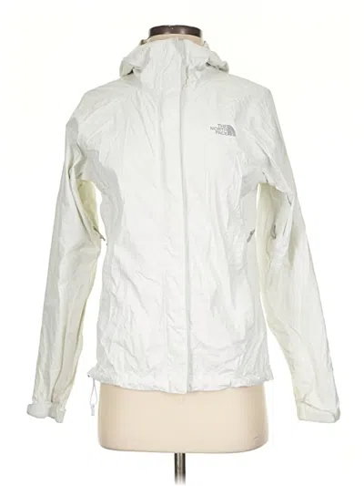 Pre-owned The North Face Windbreaker Jacket In White