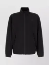 The North Face Black Jacket With High Neck And Embossed Logo On The Front In Tech Fabric Stretch Man