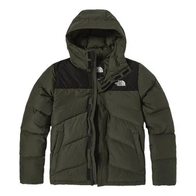 The North Face Windproof Down Jacket In Green