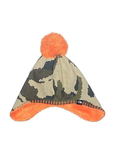 Pre-owned The North Face Kids' Winter Hat In Green