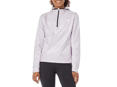 The North Face Winter Warm Jacket Women Lavender Fog Zip Pullover Jdm937 In Neutral