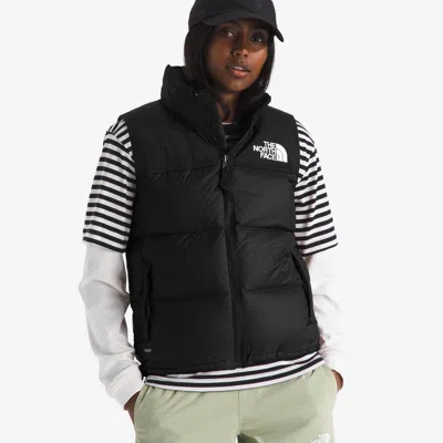 The North Face 1996 Retro Nuptse High-neck Vest In Animal Print