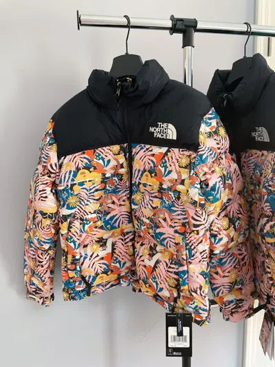 Pre-owned The North Face Wmns Printed 1996 Retro Nuptse Jacket In Multicolor
