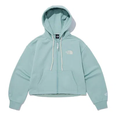 The North Face (wmns)  Essential Hooded Zip Up Jacket 'teal' In Green