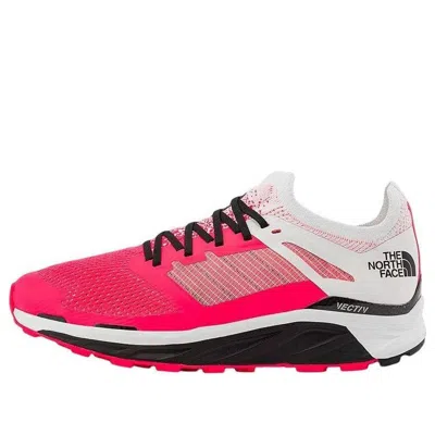 The North Face (wmns)  Flight Vectiv Low Top Sneakers 'white With Brilliant Coral'