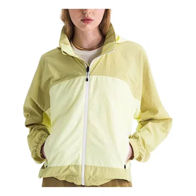 The North Face (wmns)  Hke Utility Wind Jacket 'lemon Mist Pear' In Lemon Mist/pear