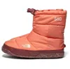 The North Face (wmns)  Nuptse Apres Booties 'coral Sunrise Wild Ginger' In Red