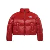 The North Face (wmns)  White Label Novelty Nuptse Down Jacket Asia Sizing 'dark Red'