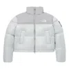 The North Face (wmns)  White Label Novelty Nuptse Down Jacket Asia Sizing 'ice Grey'
