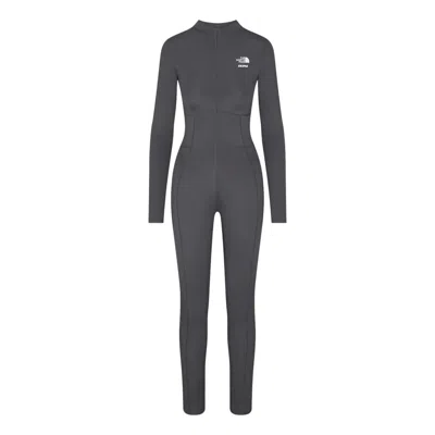 The North Face (wmns)  X Skims Fw25 Refina Bodysuit 'gunmetal' In Gray