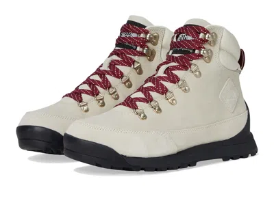 Pre-owned The North Face Woman's Hiking  Back-to-berkeley Iv Leather Wp In White Dune/tnf Black
