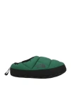 The North Face Woman House Slipper Emerald Green Size Xs Textile Fibers