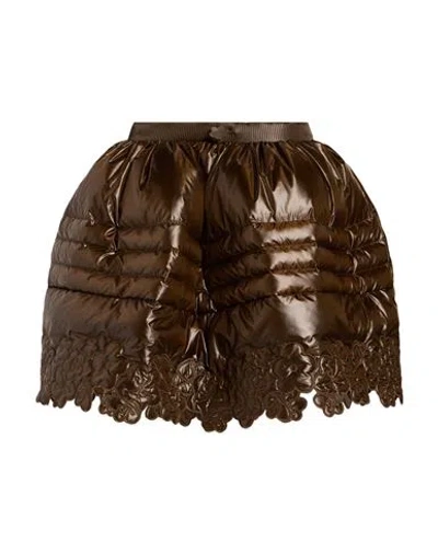 The North Face Woman Mini Skirt Dark Brown Size S Nylon