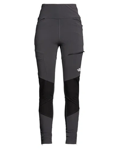 The North Face Woman Pants Charcoal Size 6 Nylon, Elastane In Gray