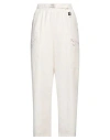 The North Face Woman Pants Ivory Size L Nylon, Elastane In White