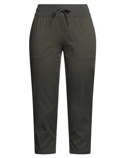 The North Face Woman Pants Military Green Size S Nylon, Elastane