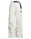 The North Face Woman Pants Off White Size M Cotton, Nylon In White