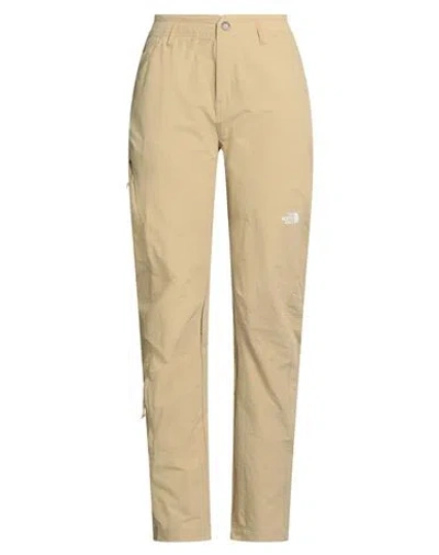 The North Face Woman Pants Sand Size 10 Nylon, Elastane In Nude