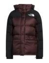 The North Face Womens Coal Brown-tnf Black Himalayan Logo-embroidered Shell-down Jacket In Brown