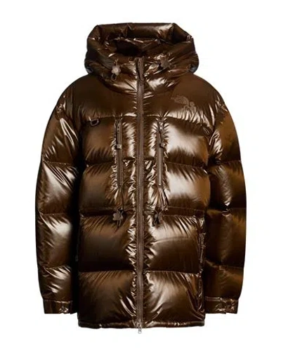 The North Face Woman Puffer Chocolate Brown Size M Nylon