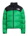 The North Face Woman Puffer Green Size M Nylon In Green
