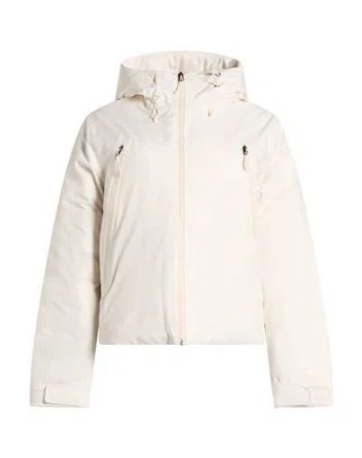 The North Face Woman Puffer Ivory Size Xs Polyester In Neutral
