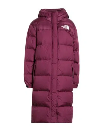 The North Face Woman Puffer Plum Size S Polyester